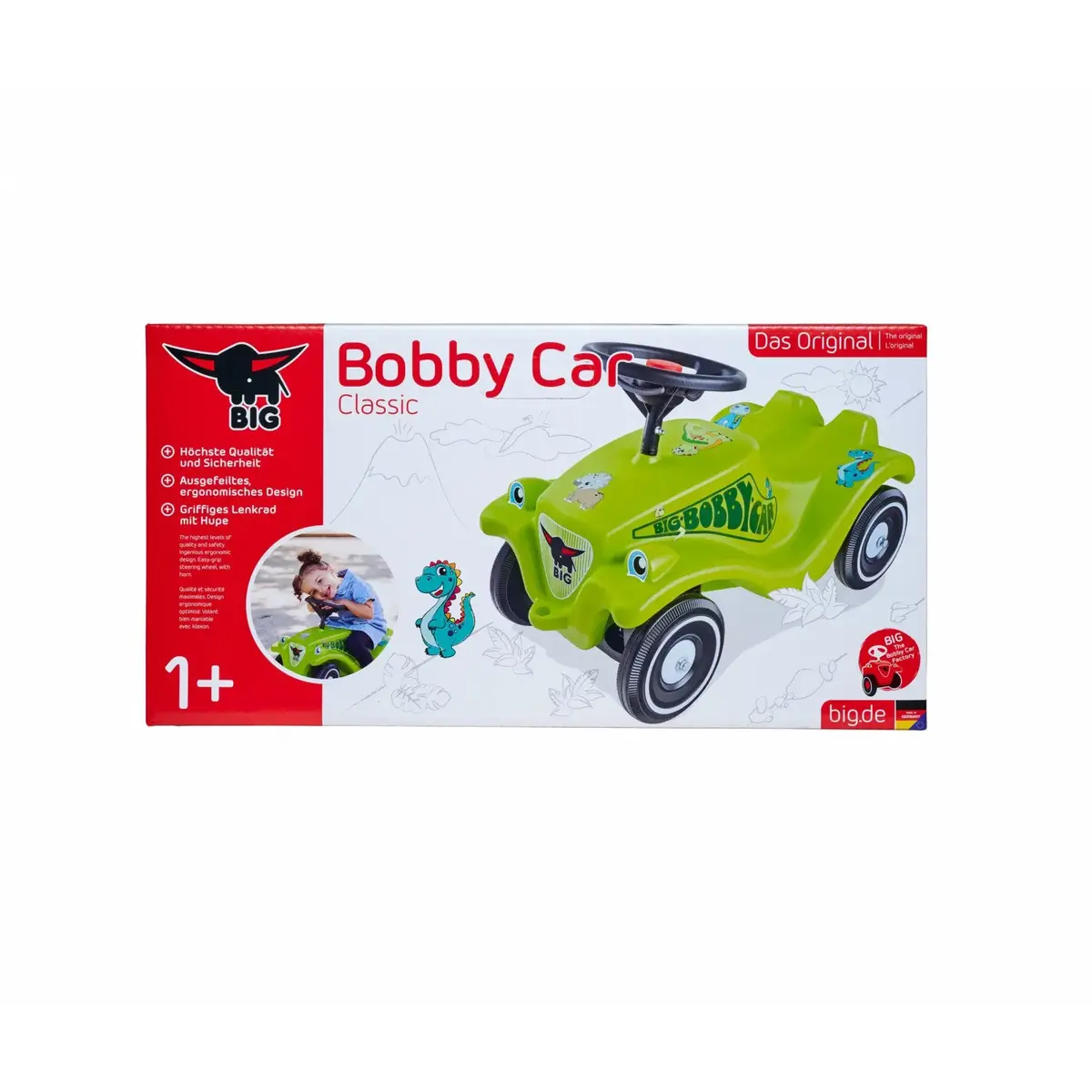 Simba-Dickie BIG Bobby Car Classic Dino каталка Photo 4