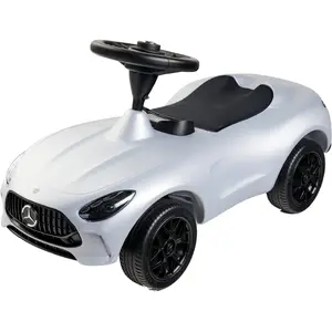 Детский толокар Simba-Dickie BIG Mercedes-AMG GT серебристо/чёрный – детская каталка/машинка