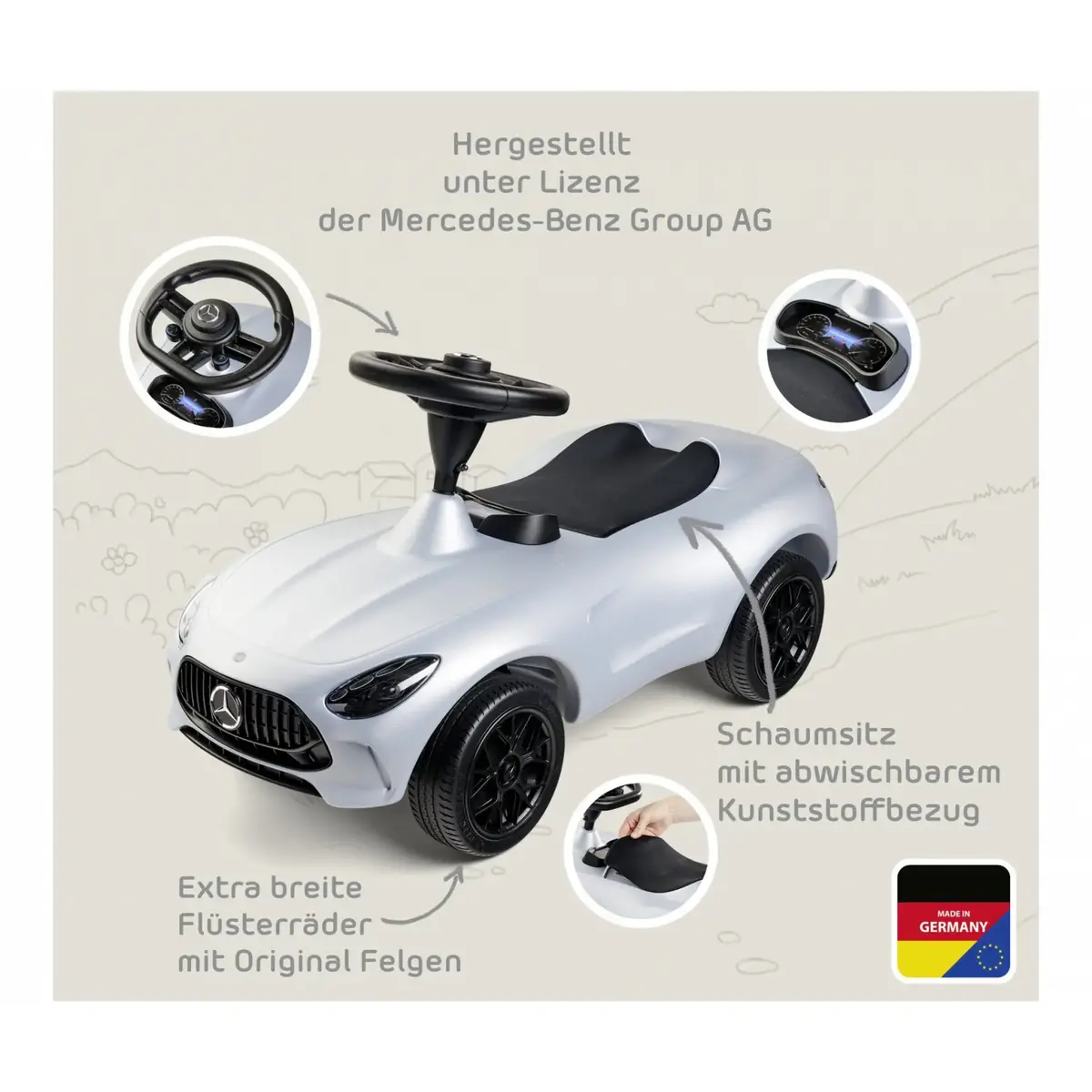 Толокар Simba-Dickie BIG Mercedes-AMG GT Photo 5