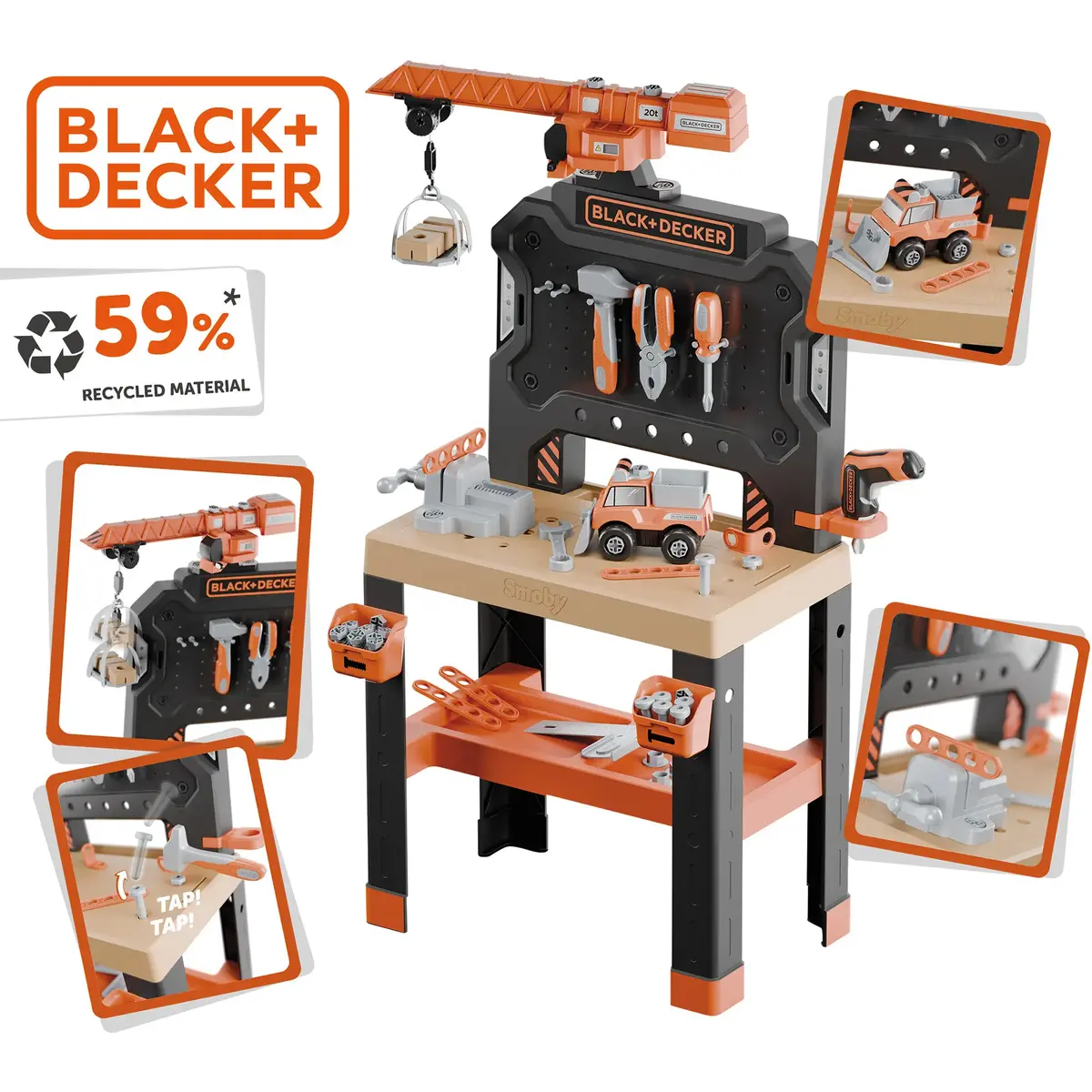 Детская верстак Simba-Dickie Black+Decker 7600360741 Photo 3