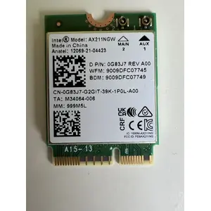 Беспроводной модуль M.2 Dell Intel AX211 — M.2 2230 Wi‑Fi 6E и Bluetooth