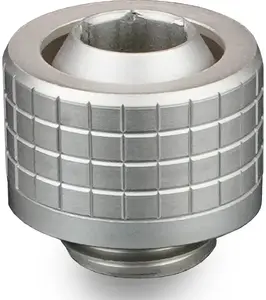 Thermal Grizzly DeltaMate Fitting ST13 Matt Nickel — металлическое фитинг для водоблока DeltaMate