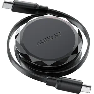 USB-C — USB-C saraujamais kabelis ar organizatoru 60W Acefast