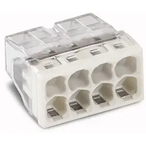 Pin header connector Wago 2273-208, straight female, pack of 50