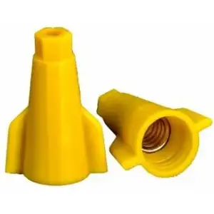 Terminal connector Simet ZSE1-1.0/6.0 yellow – wire-to-wire twist connector