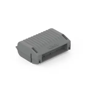Kabeļu kastīte Aptel 207-1332, polipropilēns pelēks, 33.6×45.9×17.8 mm