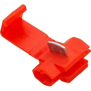 Prolech izolēta ātrsavienojuma spailes lielas 0,5–1,0 mm² sarkanas, 100 gab.