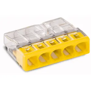 Wago Compact 5-conductor connector transparent/yellow (2273-205) MPN E531AA-WG282