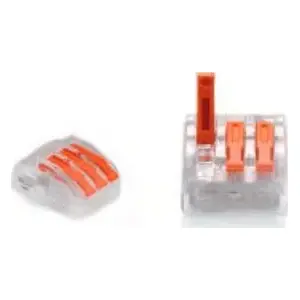 Terminal connector Trytyt PC-233 snap wire connector 3-pin for 0.2–4.0 mm² (50 pcs)