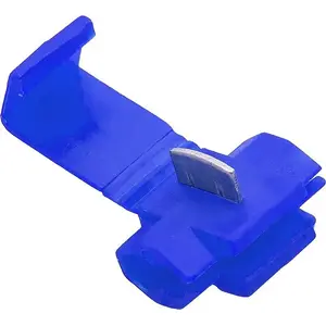 Savienojuma uzgalis Prolech liels 1,0–2,5 mm² zils, iepakojums 100 gab. (modelis 43-405#)