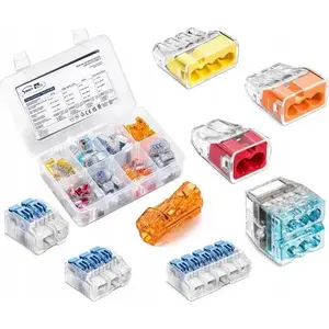 Set of 80 Simet quick-connects for cables and wires SCL2 SCL3 SCL5 SCP2 SCP3 SCP4 SCP6 SCS2 Ideal Combo3 88000903 organizer
