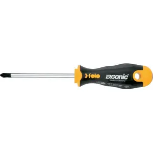 Screwdriver FELO Ergonic PZ 2, Pozidriv tip, model FL40120310