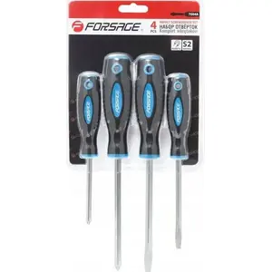 Screwdriver set Forsage Profi F-7004A — magnetic, 4 pieces