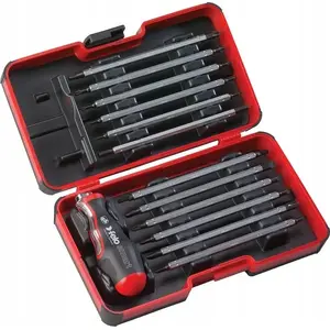 Screwdriver bit set FELO FL06081306 — 12 bits with ergonomic handle, Smart Box