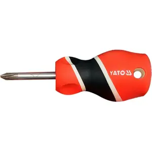 Manual screwdriver YATO YT-25928 — 1 pc, hand tool for fastening and loosening screws
