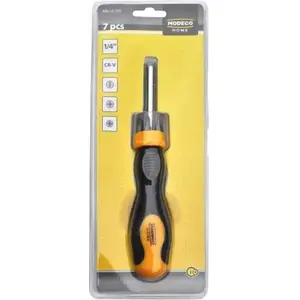 Screwdriver set MODECO MN-10-103 — 6 interchangeable bits, 1 holder