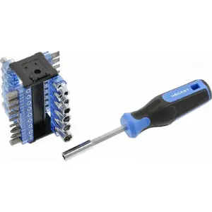 Screwdriver set högert technik HT1S100 — 34-piece with interchangeable bits