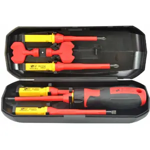 Insulated Screwdriver Set AWTools AW36988, VDE 1000V S2, 8 pieces