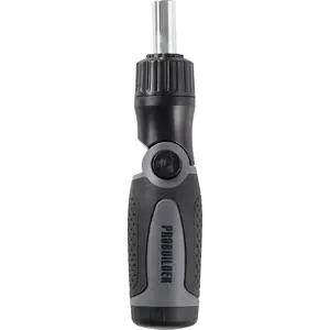 Screwdriver set Proline PROBUILDER 12-in-1 ratchet/bit set model 51366