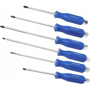 Silver impact screwdrivers set 6 pcs, model 10867