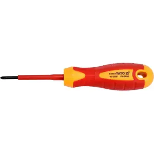 Manual screwdriver YATO YT-2821 — 1 pc, hand tool for fastening and loosening screws