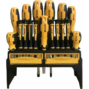 Screwdriver set Fieldmann FDS 5006-37R, model 50003822, assorted bits and handles