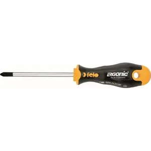 Screwdriver PH2 FELO Ergonic FL40220310, Phillips PH 2, ergonomic handle