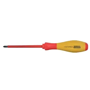 Insulated slotted screwdriver MODECO MN-10-563 1000V, PH2 x 100 mm