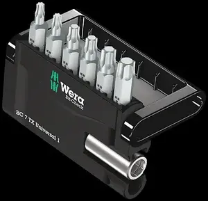 Набор бит Sourcing Wera 05056294001 — Torx Plus TX10–TX40, 25 мм, 6 шт.