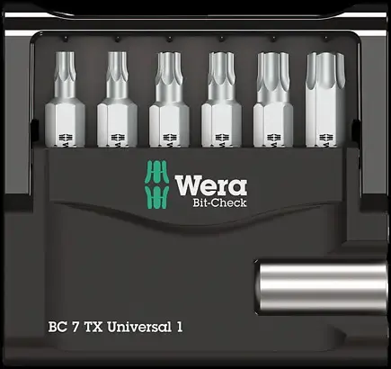 Sourcing Wera 05056294001 bitu komplekts 6 gab. Photo 2
