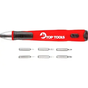 Набор бит с держателем Top Tools 7 шт (MPN 39D197)