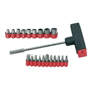 Screwdriver set MEGA 21-piece with T-handle, model 10006