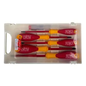Insulated Electrotechnical Screwdriver Set MEGA 6-piece 1000V (model 10599)