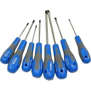 Screwdriver set Silver EX10872 — 8 pieces, assorted sizes, insulated handles