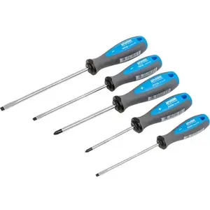 Screwdriver set Unior 614007 with hexagonal bit holder — assorted screwdrivers and bits