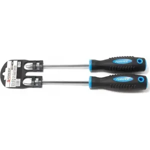 Screwdriver set Forsage Profi 2-piece magnetic