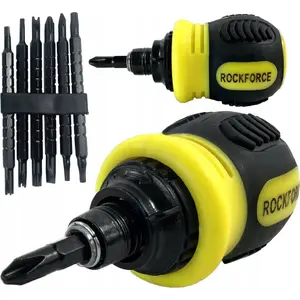 Screwdriver set Rockforce RF-32807MR — double-ended screwdriver with assortment of bits