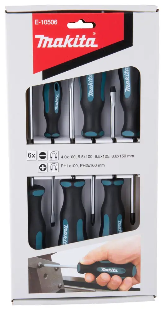 Набор ручных отверток Makita E-10506 Photo 5