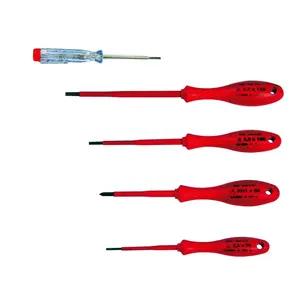 Insulated Electrician Screwdriver Set MEGA 10502 — 5-piece, 1000V Rated