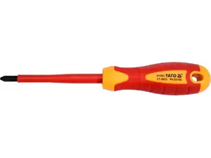 Manual screwdriver YATO YT-2823, Phillips tip, 100 mm, red/yellow handle