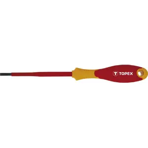 Flat-head insulated screwdriver Topex 39D470 2.5x75 mm 1000V
