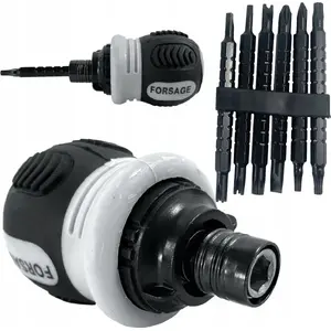 Screwdriver set Forsage F-32807MR — double-ended screwdriver with bit kit