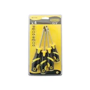 Screwdriver set MODECO MN-11-026 — 4-piece electrician/installer screwdrivers