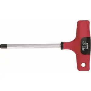 Hex key screwdriver FELO T-handle model 3, long shaft, steel