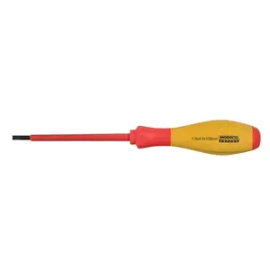 Insulated flat screwdriver MODECO MN-10-553 5.5x125 mm, 1000V protection