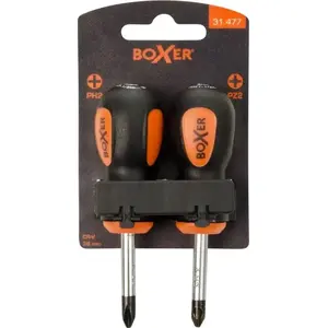 Skrūvgriežu komplekts BOXER 2 gab. īsie (modelis 31477)