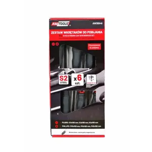 Manual screwdriver AWTools AW36946 — weight 0.8 kg, hand tool for fastening and loosening screws