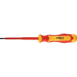 Insulated flat screwdriver NEO tools 0.6x3x100 mm 1000V model 04-131