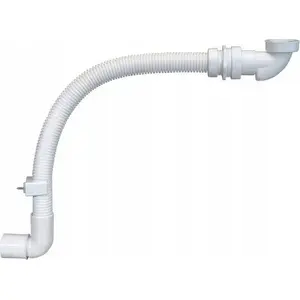 Izlietnes sifons OPERATIVE modelis 8075628 ar elastīgu cauruli