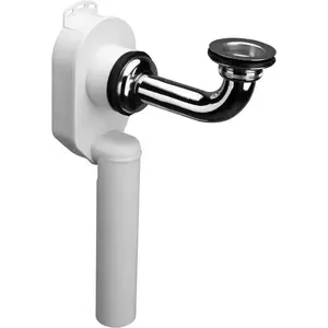 Подтопильный сифон McAlpine SUP-CB 5/4" DN50 с удлинителем, хром